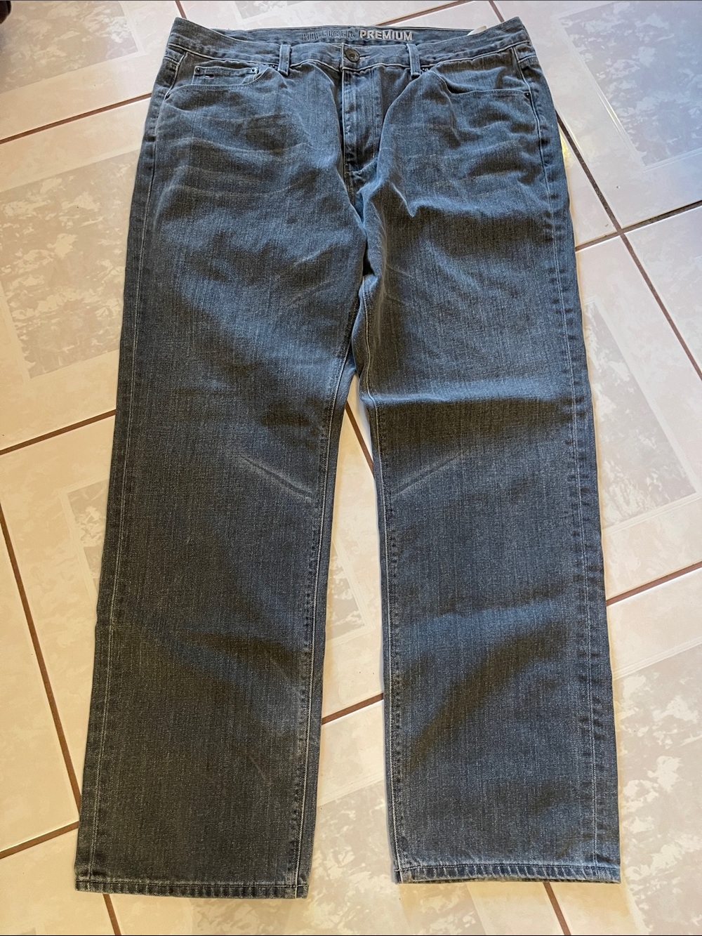 Tommy Hilfiger Men's Straight Jeans — Dark Gray